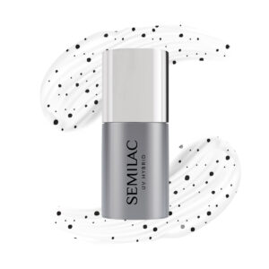 Semilac T20 Top no Wipe Black Sprinkles 7 ml