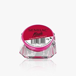 Semilac Flash Neon Effect Red 677