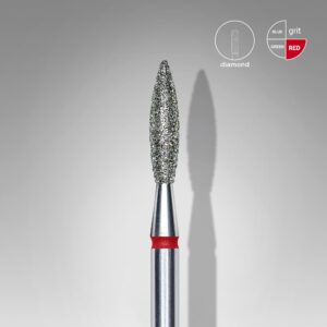 Punta diamante 2.3 mm 10 roja