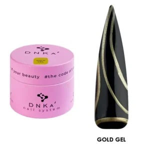 DNKA Pintura en Gel Metálica Dorada 5 Grs