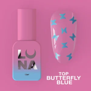 Lunamoon Top Butterfly Blue