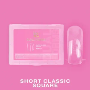 Moldes Dual Nail Forms Short Classic Square, Luna Moon