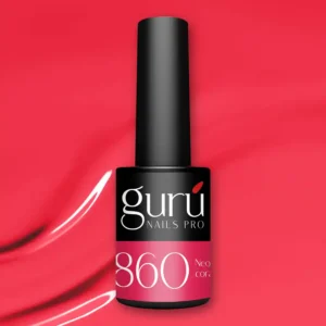 Esmalte semipermanente 860 Neon Coral 8 ml