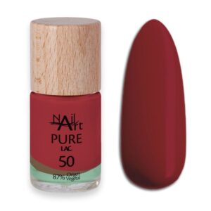 PURE LAC 50 Rojo Vino Esmaltes Naturales 87%