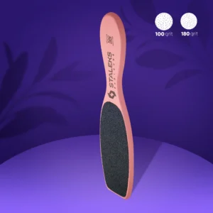 STALEKS BEAUTY & CARE 20 TYPE 3 Rallador de doble cara para los pies de madera, grano 100/180