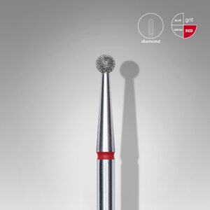 STALEKS EXPERT Fresa de diamantes «Bola» roja, diámetro 2,5 mm