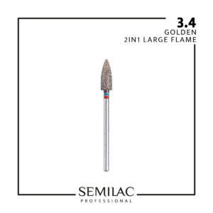 Fresa 3.4 Semilac Professional Golden 2en1 Large Flame