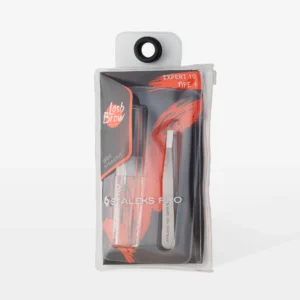 STALEKS EXPERT 10 TYPE 1 Pinzas profesionales para cejas anchas y rectas