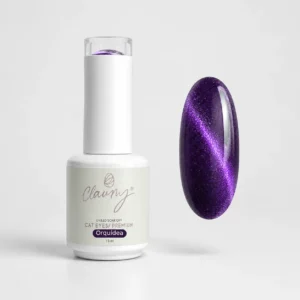 Premium Cat Eyes Orquídea — Esmalte Magnético Midnight Purple Claumy® 15ml