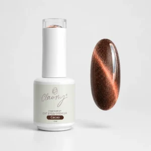Premium Cat Eyes Cacao — Esmalte Magnético Brown Pearl Claumy® 15ml