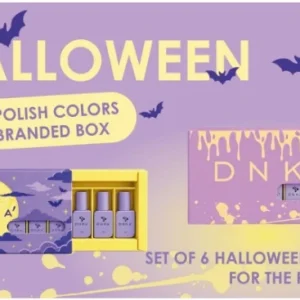 Promo Set Colors Halloween DNKa · 6 Esmaltes en Gel (#0019, #0054, #0067, Ultra Red, Ultra Black, Cat Eye #0036)